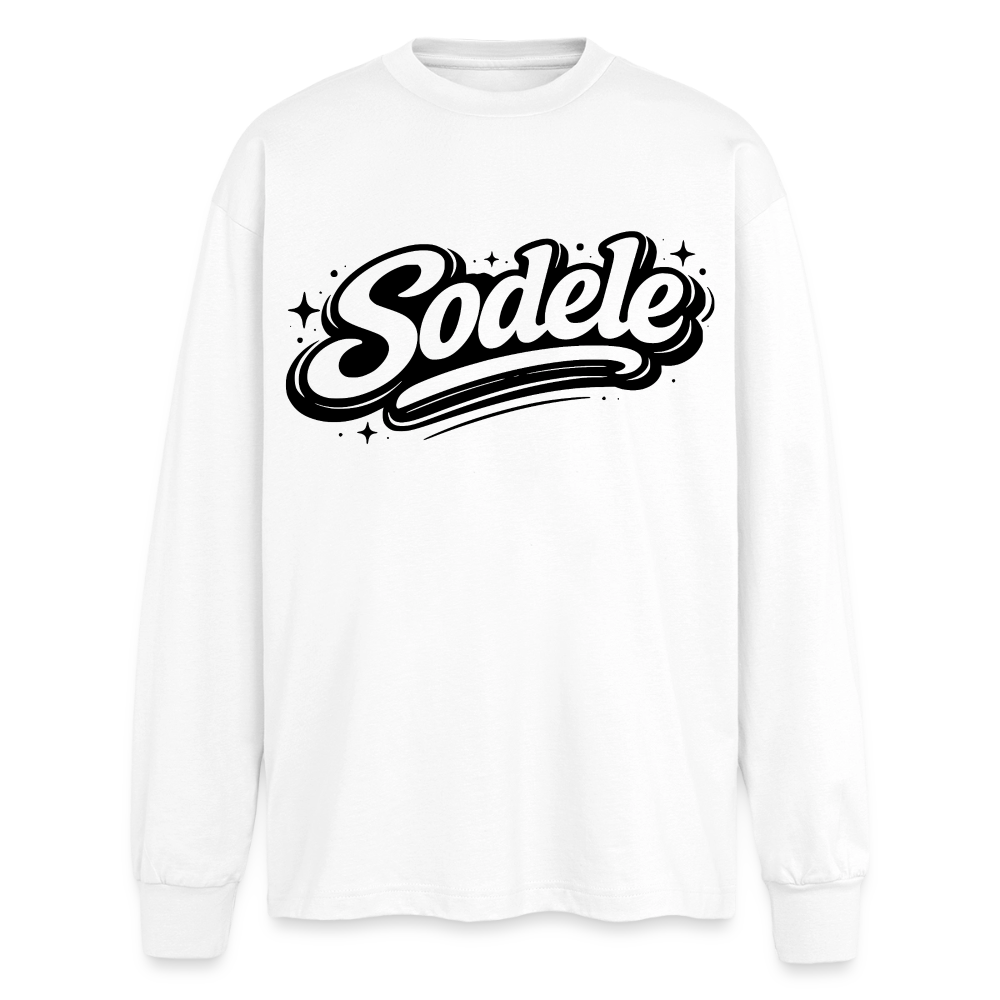 Sodele Design – Oversized Langarmshirt - Weiß