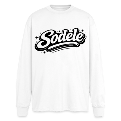 Sodele Design – Oversized Langarmshirt - Weiß