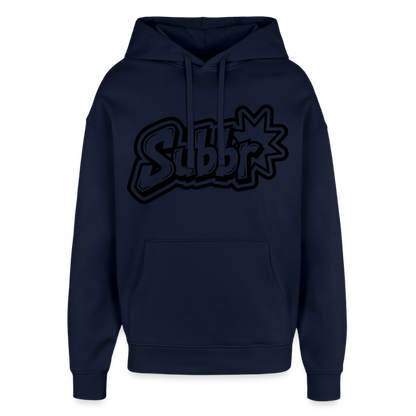Suburb Design – Oversized Unisex Hoodie - Navy