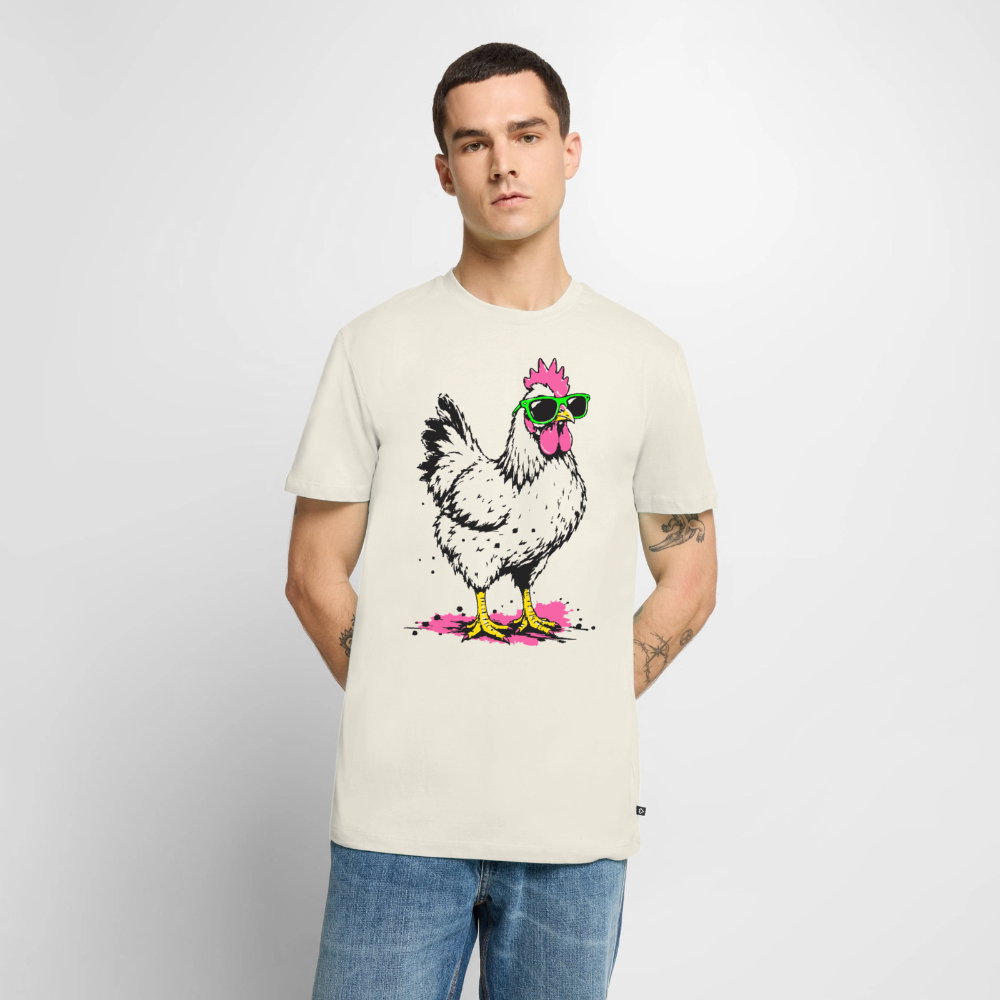 Street Schicken Design – Männer Premium T-Shirt - Naturweiß