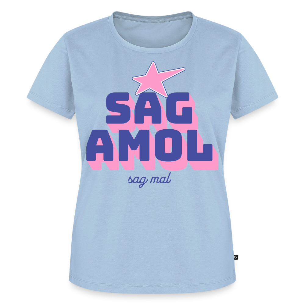 Sagamol Design – Frauen Premium T-Shirt - Hellblau