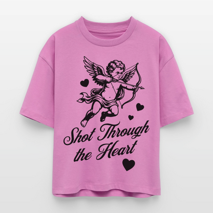 Amor Design – Frauen Boxy Bio-T-Shirt - Pink
