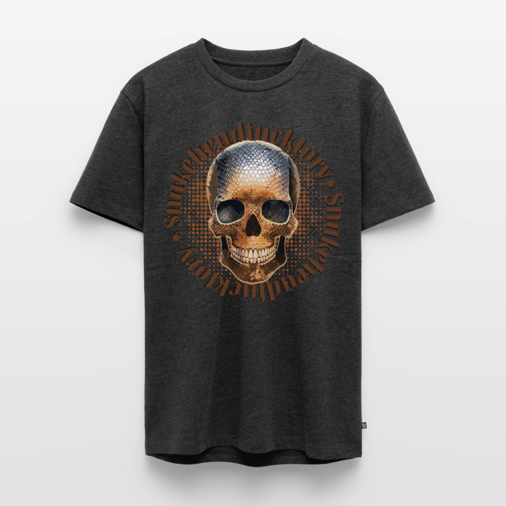 Sande Skull Design – Männer Premium T-Shirt - Anthrazit meliert