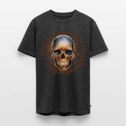 Sande Skull Design – Männer Premium T-Shirt - Anthrazit meliert