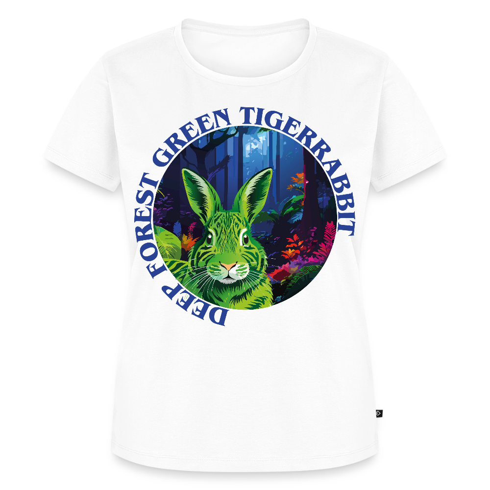 Tiger Rabbit Design – Frauen Premium T-Shirt - Weiß