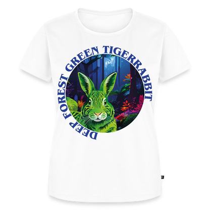 Tiger Rabbit Design – Frauen Premium T-Shirt - Weiß