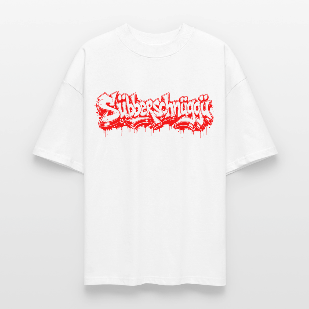 Oversized Unisex Bio T-Shirt Blaster 2.0 - Weiß