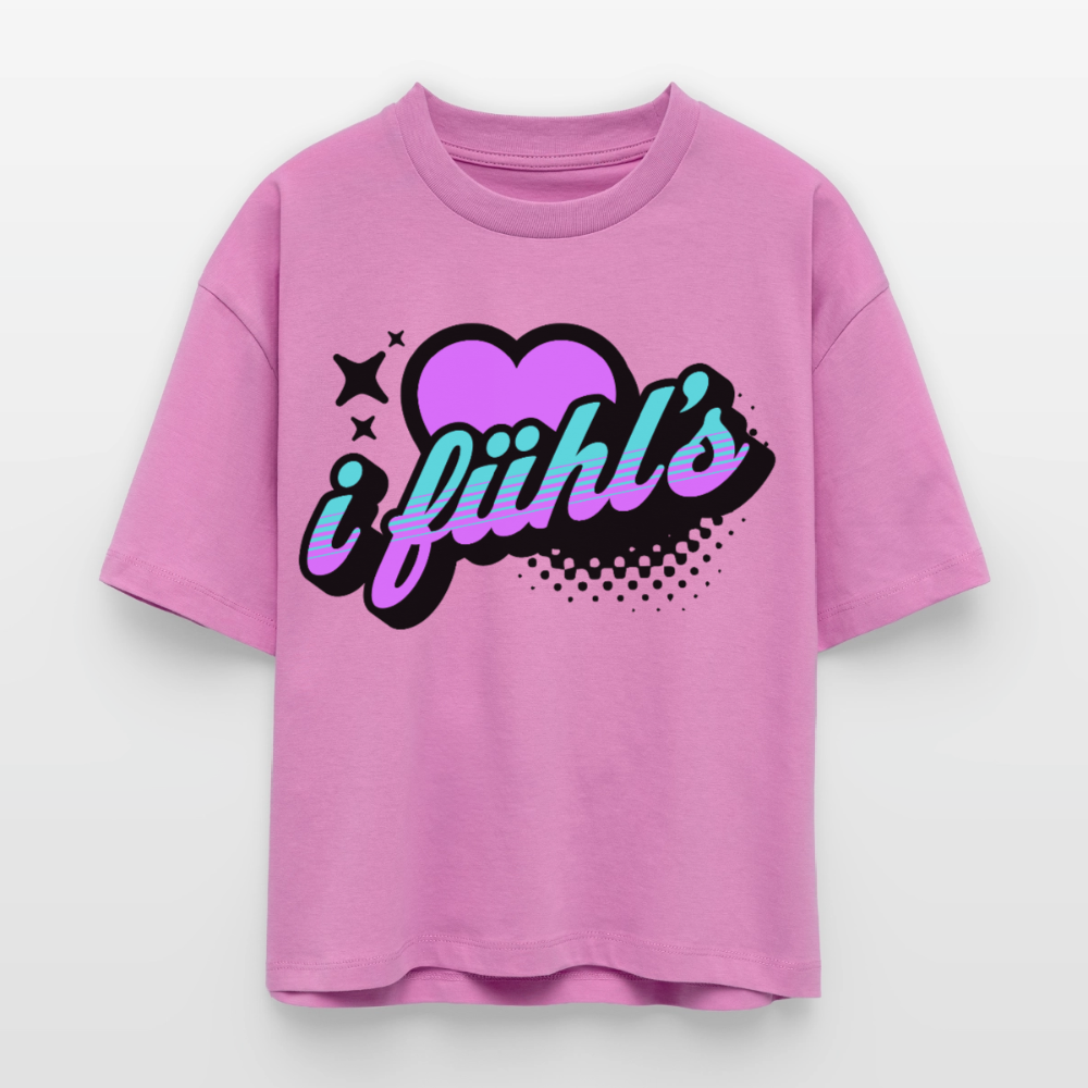 i fühl‘s Design – Frauen Boxy Bio-T-Shirt - Pink