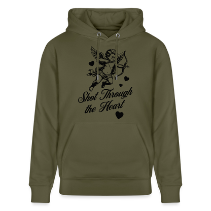 Amor Design – Unisex Bio-Hoodie - Khaki Grün