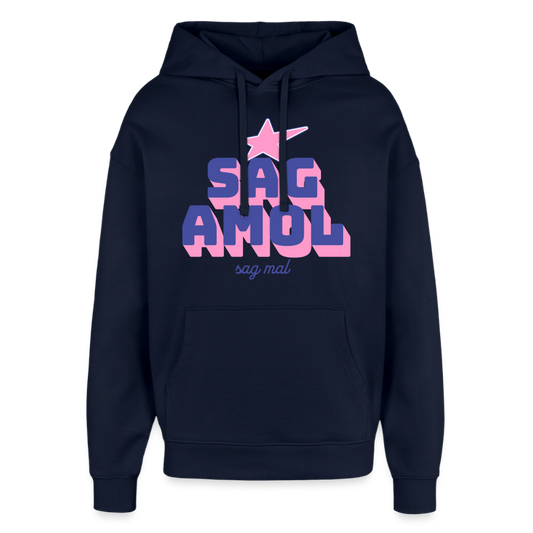 Sagamol Design – Oversized Unisex Hoodie - Navy