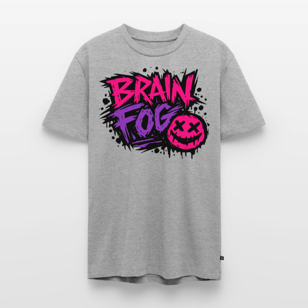 Brain Fog Design – Männer Premium T-Shirt - Grau meliert