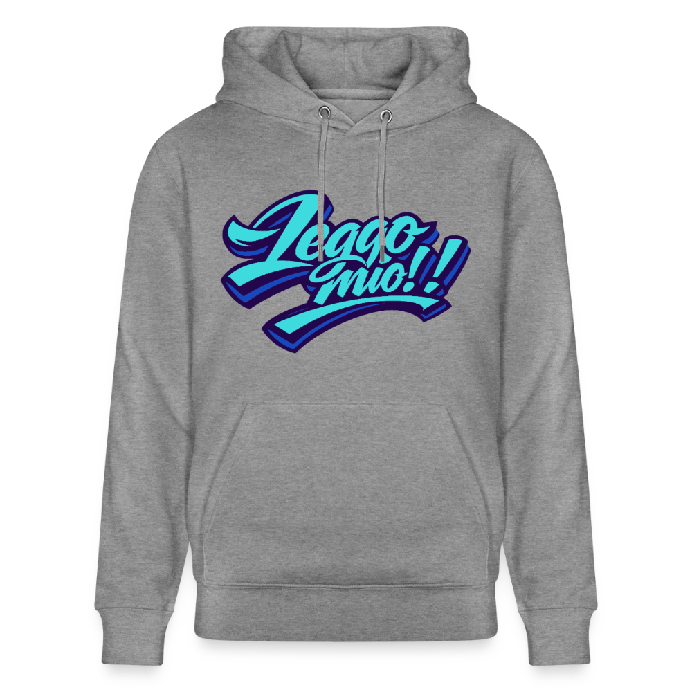 Leggomio Design – Unisex Bio-Hoodie - Hellgrau marmoriert
