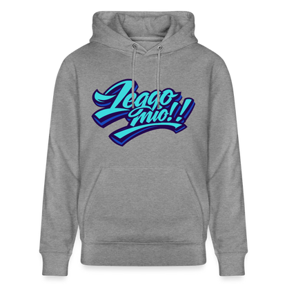 Leggomio Design – Unisex Bio-Hoodie - Hellgrau marmoriert