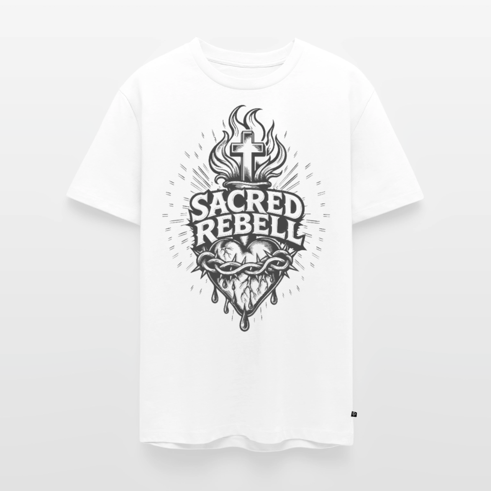 Sacred Rebell Design – Männer Premium T-Shirt - Weiß
