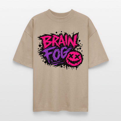 Brain Fog Design – Oversized Unisex Bio T-Shirt - Steingrau