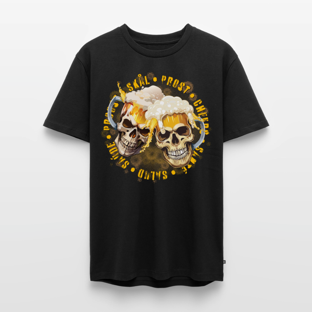 Party Skull Design – Männer Premium T-Shirt - Schwarz
