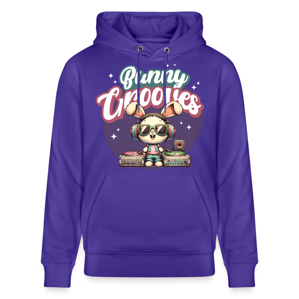 Bunny Grooves Design – Unisex Bio-Hoodie - Purple Love 