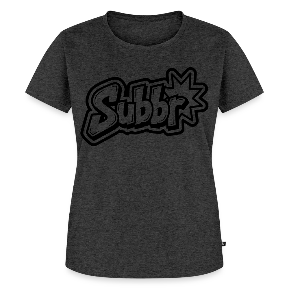 Subbr Design – Frauen Premium T-Shirt - Anthrazit meliert