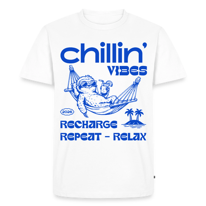 Chillen Vibes Design – Männer Premium T-Shirt - Weiß