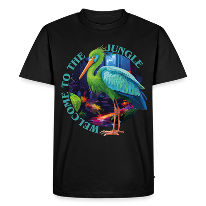 Jungle Design – Männer Premium T-Shirt - Schwarz