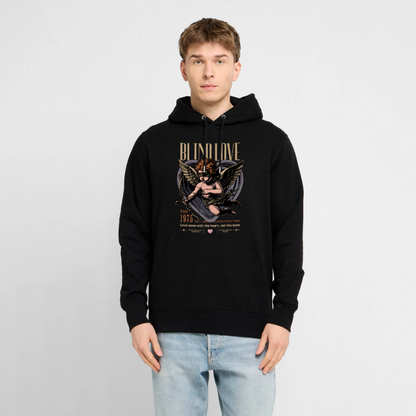Blind Love Design – Unisex Bio-Hoodie - Schwarz
