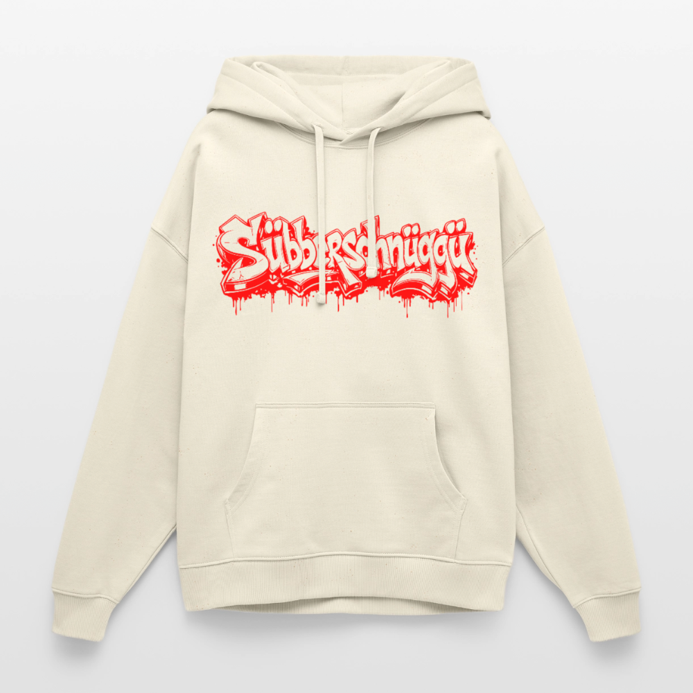 Sübberschnüggü Design – Oversized Unisex Hoodie - Natur