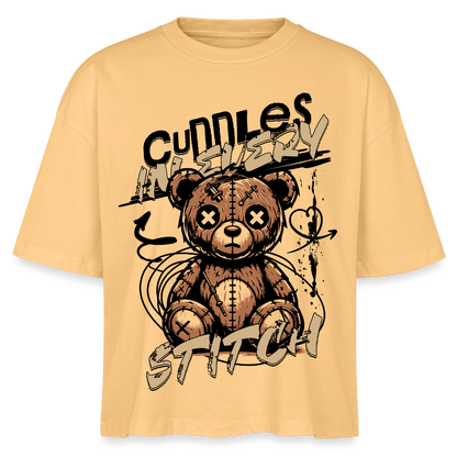 Bear Design – Frauen Boxy Bio-T-Shirt - Mispel