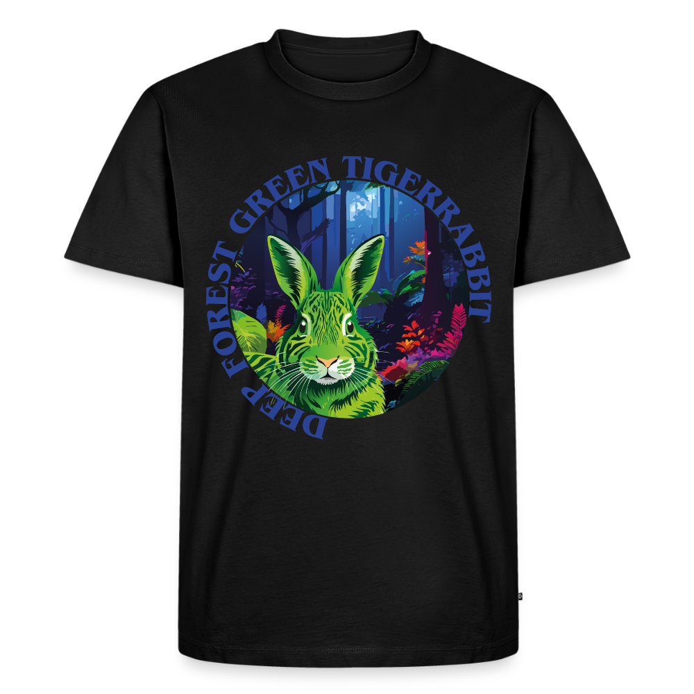 Tiger Rabbit Design – Männer Premium T-Shirt - Schwarz