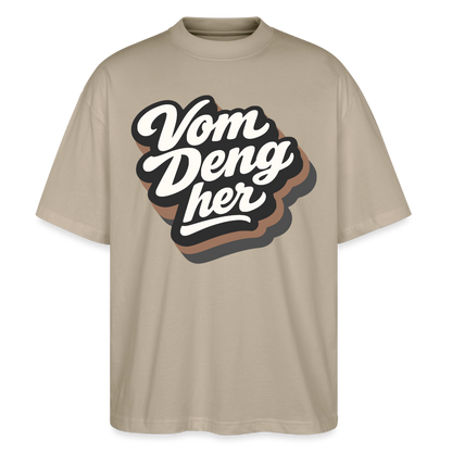Vom Deng her Design – Oversized Unisex Bio T-Shirt - Steingrau