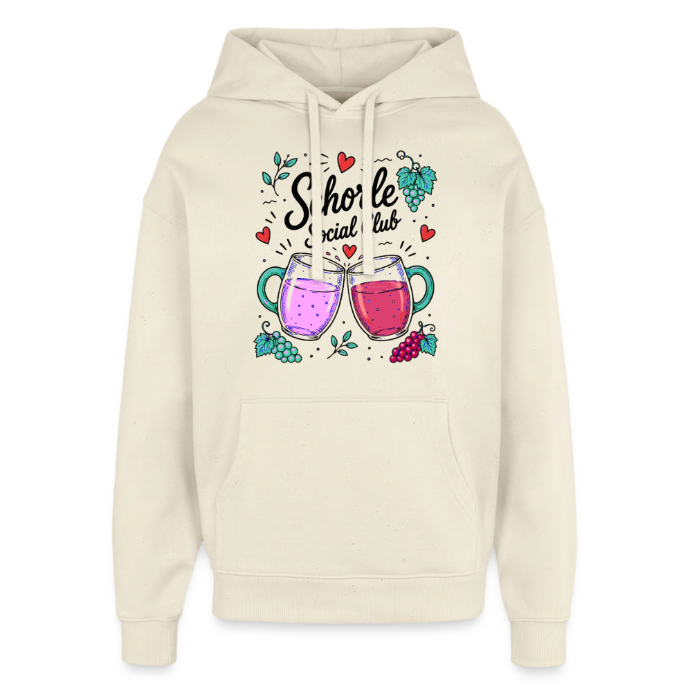 Schorle Social Club – Oversized Unisex Hoodie - Natur