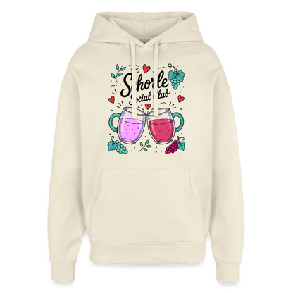 Schorle Social Club – Oversized Unisex Hoodie - Natur