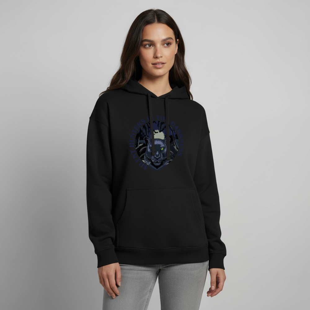 Silent Hunter Design – Oversized Unisex Hoodie - Schwarz