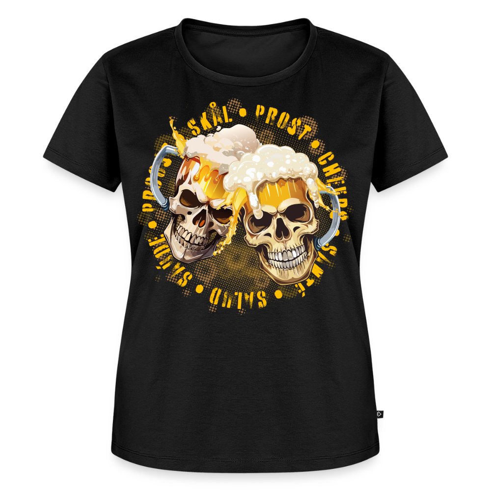 Party Skull Design – Frauen Premium T-Shirt - Schwarz
