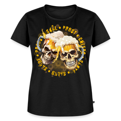 Party Skull Design – Frauen Premium T-Shirt - Schwarz