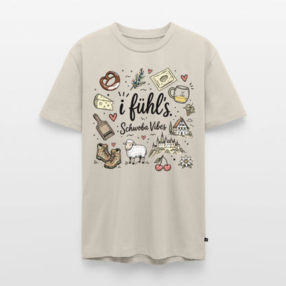 Alb Liebe Design – Männer Premium T-Shirt - Beige