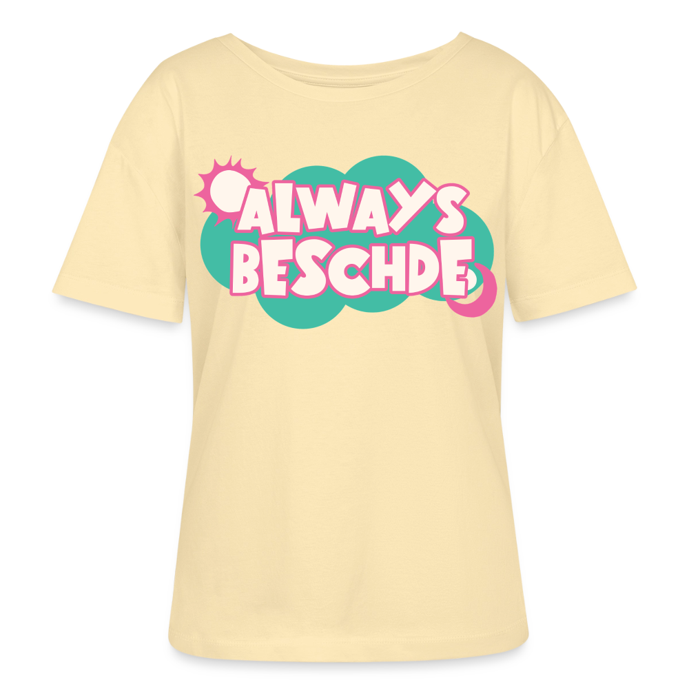 Always Beschde Design – Rundhals Frauen Bio-T-Shirt - Creme