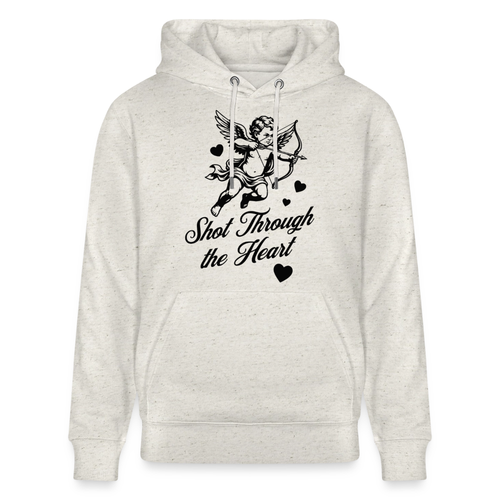 Amor Design – Unisex Bio-Hoodie - Beige meliert