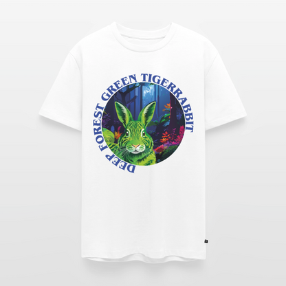 Tiger Rabbit Design – Männer Premium T-Shirt - Weiß