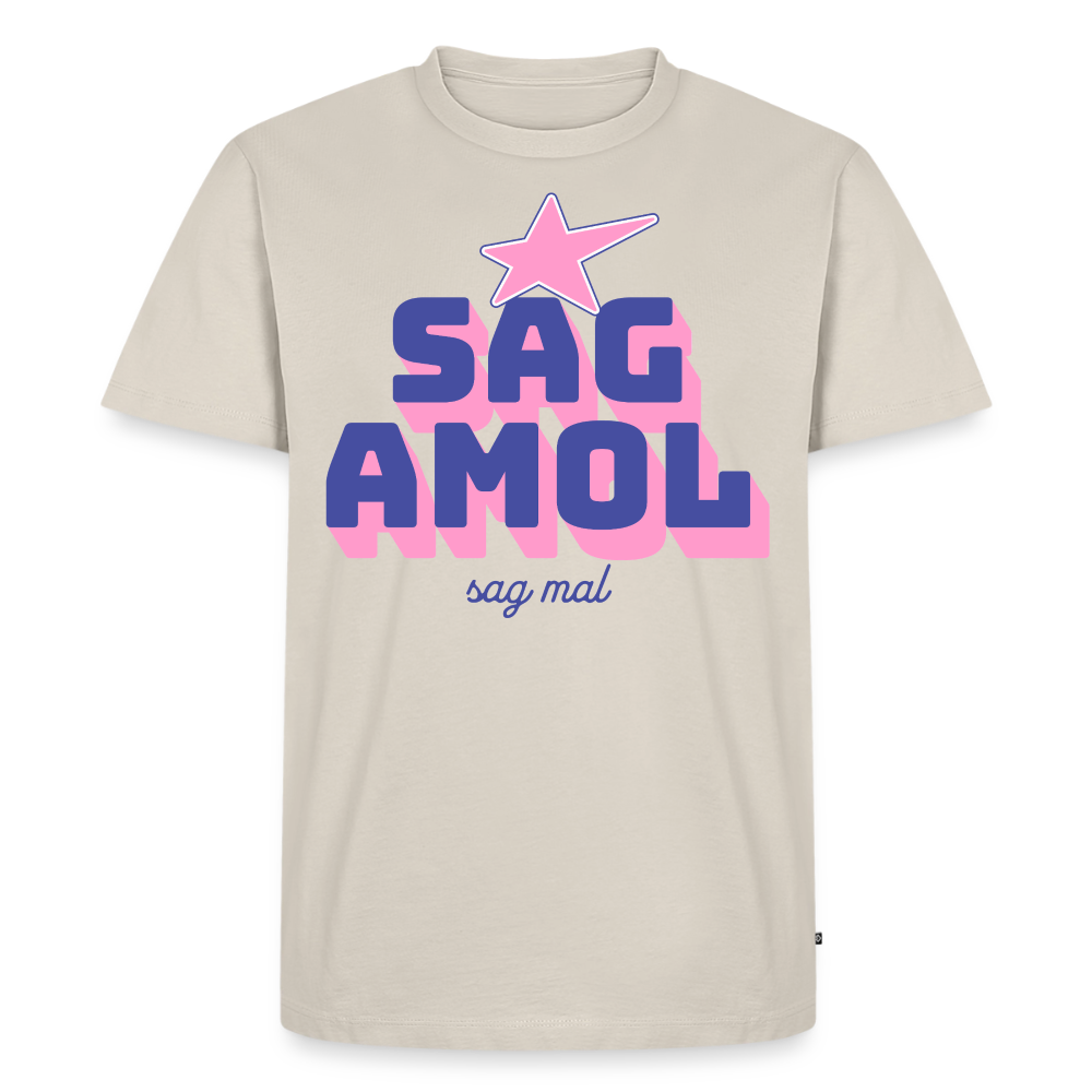 Sagamol Design – Männer Premium T-Shirt - Beige