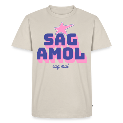 Sagamol Design – Männer Premium T-Shirt - Beige