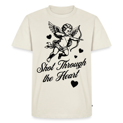 Amor Design – Männer Premium T-Shirt - Naturweiß