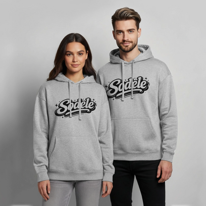 Sodele Design – Oversized Unisex Hoodie - Grau meliert