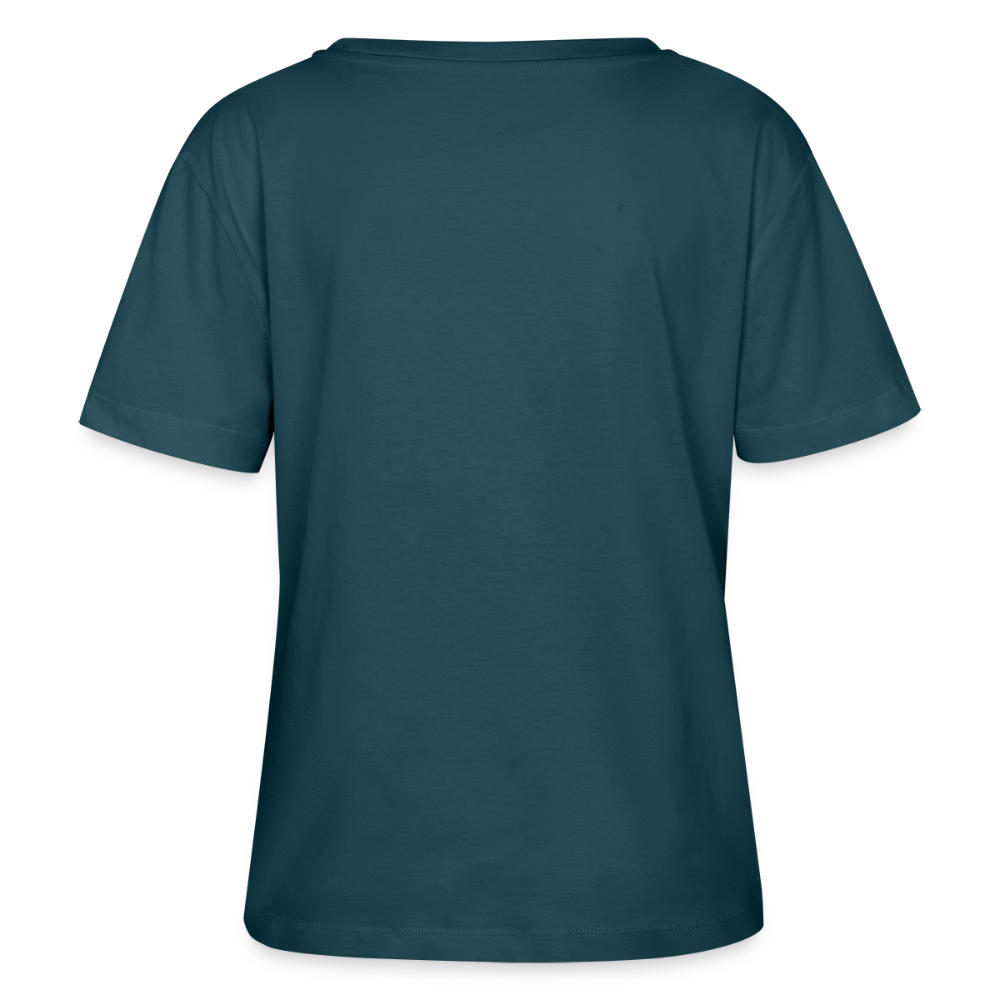 Always Beschde Design – Rundhals Frauen Bio-T-Shirt - Dunkles Petrol