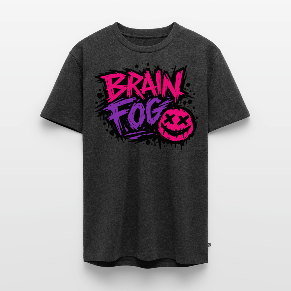 Brain Fog Design – Männer Premium T-Shirt - Anthrazit meliert