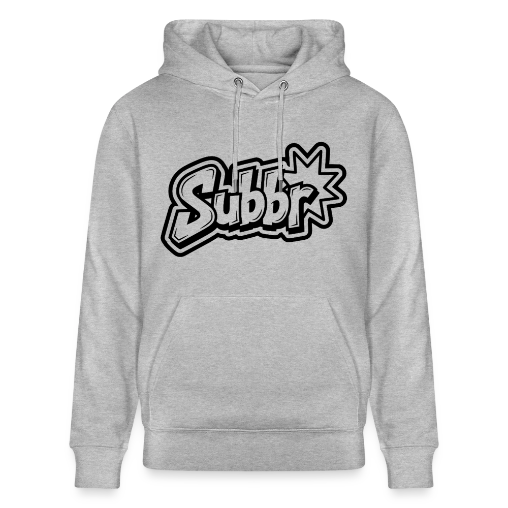 Subbr Design – Unisex Bio-Hoodie - Grau meliert