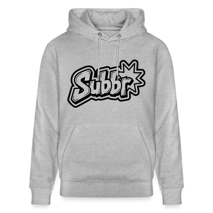 Subbr Design – Unisex Bio-Hoodie - Grau meliert