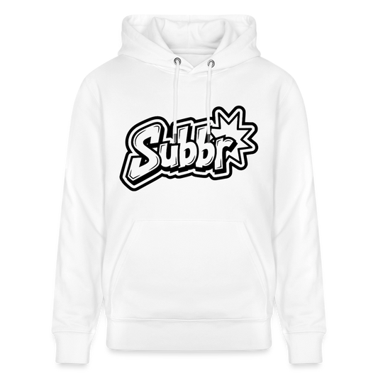 Subbr Design – Unisex Bio-Hoodie - Weiß