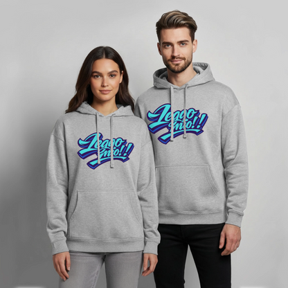 Leggomio Design – Oversized Unisex Hoodie - Grau meliert