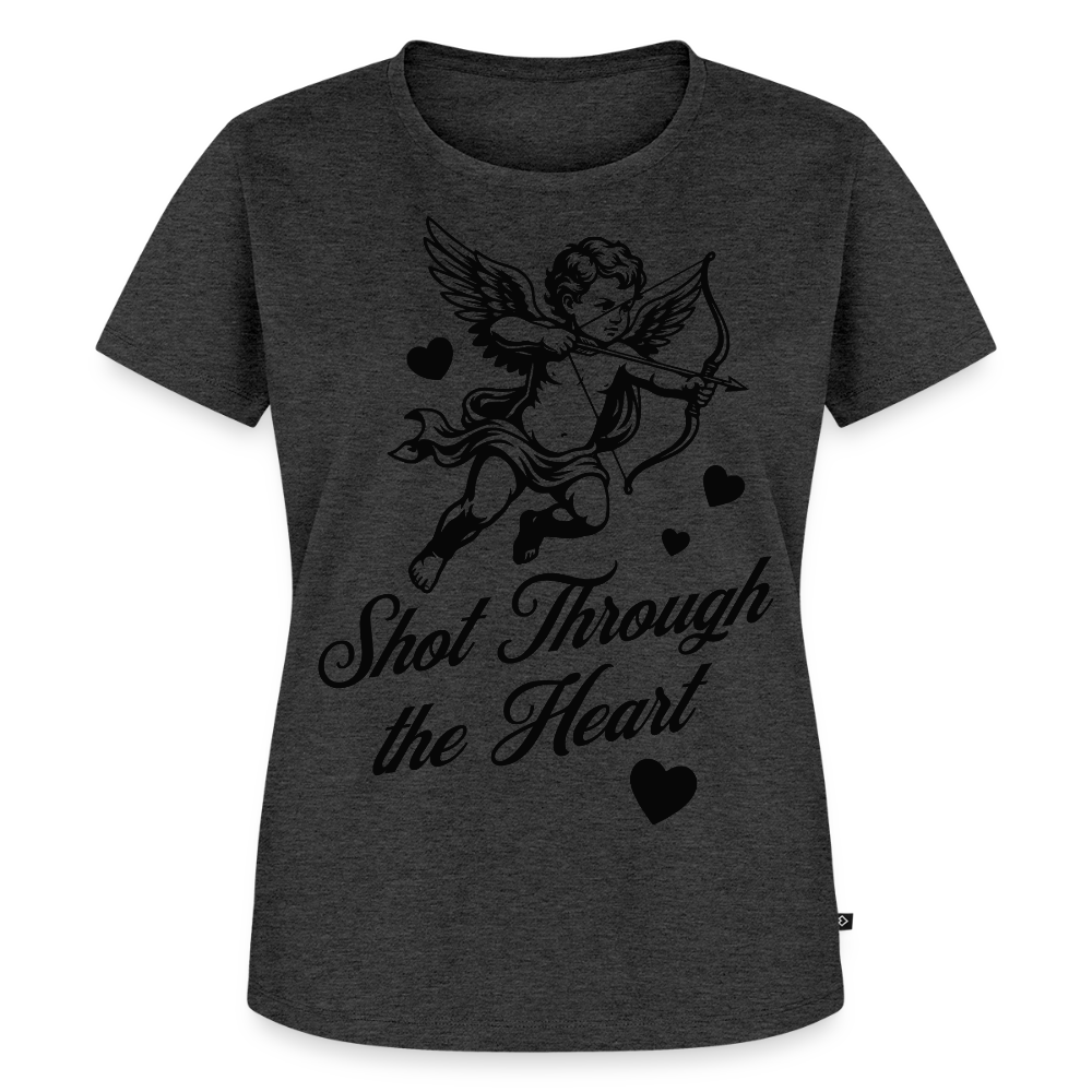 Amor Design – Frauen Premium T-Shirt - Anthrazit meliert