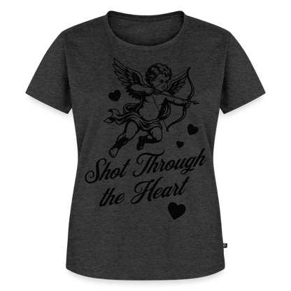 Amor Design – Frauen Premium T-Shirt - Anthrazit meliert